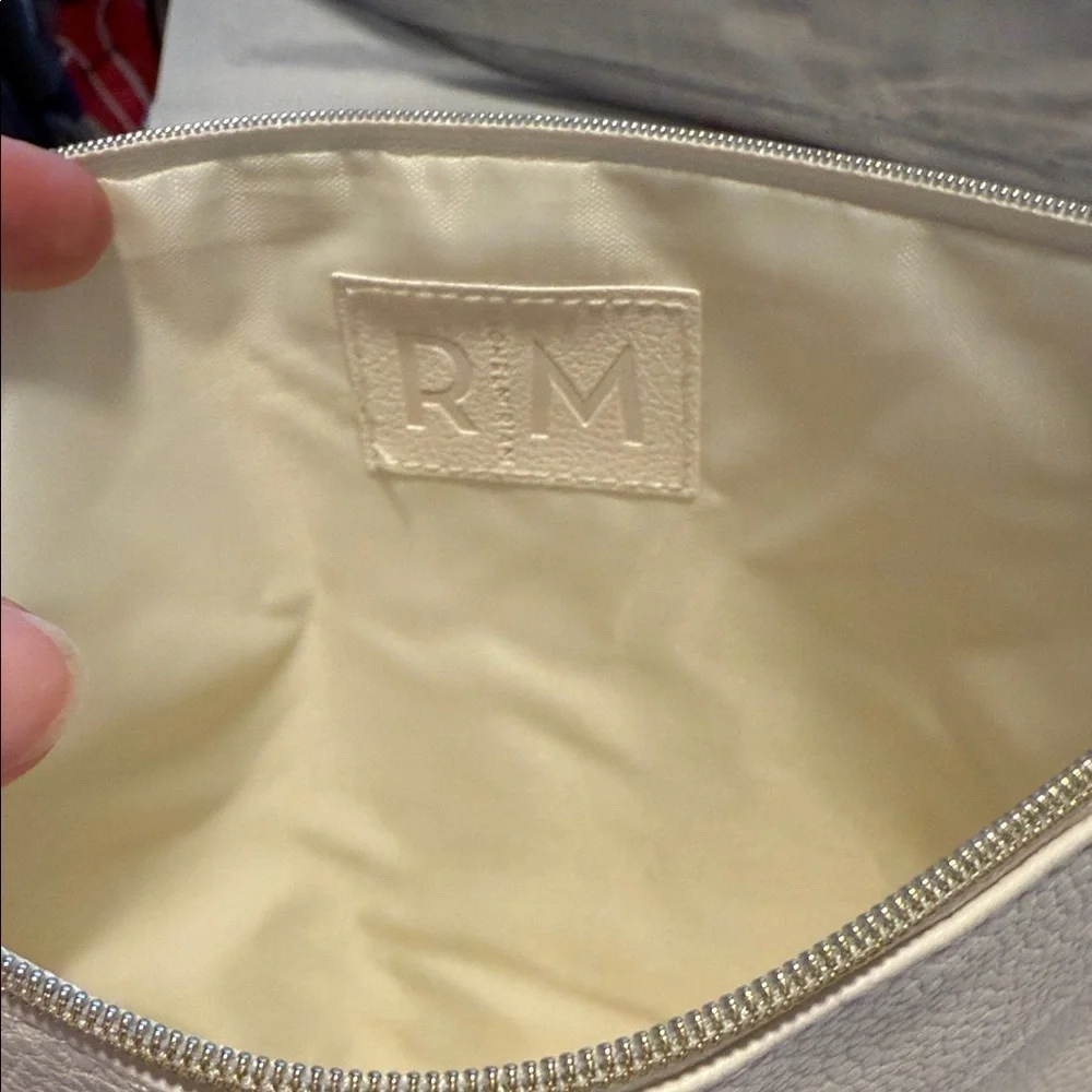 Rachel Miriam Folding Clutch Cream Pouch - Picture 7 of 10